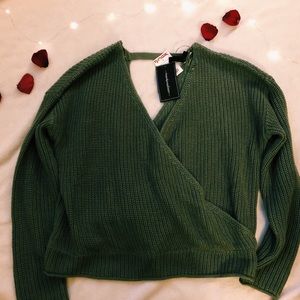 Moon & Madison V-Neck Wrap Sweater